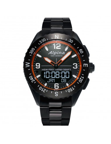 Alpina Men's Smartwatch - AlpinerX HSW Black Dial | AL-283LBO5AQ6B Profitez des Offres !