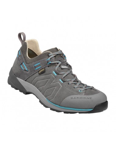 Garmont Women's Hiking Shoe - Santiago Low GTX Hiking Shoe, Grey/Turquoise meilleur choix