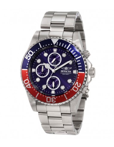 Invicta Men's Chronograph Stainless Steel Watch - Pro Diver Blue Dial Quartz | 1771 pas cher chine