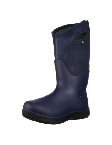 Bogs Women's Insulated Boots - Neo-Classic Dark Blue Multi Tall Linen | 72253-469 pour bénéficier 