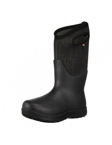 Bogs Women's Insulated Boots - Neo-Classic Black Multi Tall Linen | 72253-009 2 - 3 jours ouvrés.