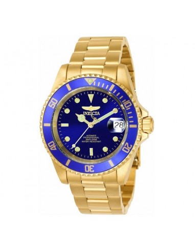 Invicta Men's Automatic Watch - Pro Diver Blue Dial Yellow Steel Bracelet | 8930C livraison et retour toujours gratuits