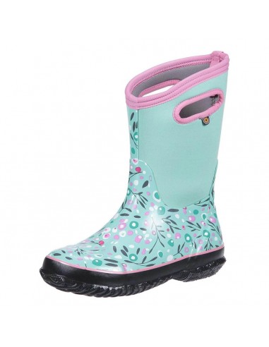 Bogs Girls Insulated Boots - Classic Cattail Mint Green Multi | 72277-332 Comparez plus de prix