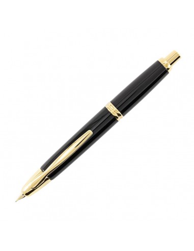 Pilot Fountain Pen - Vanishing Point Retractable Fine Nib Black/Gold Accents | 60165 chez Cornerstreet bien 