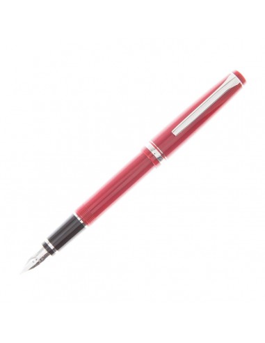 Pilot Fountain Pen - Falcon, Red with Rhodium Accents suggérées chez