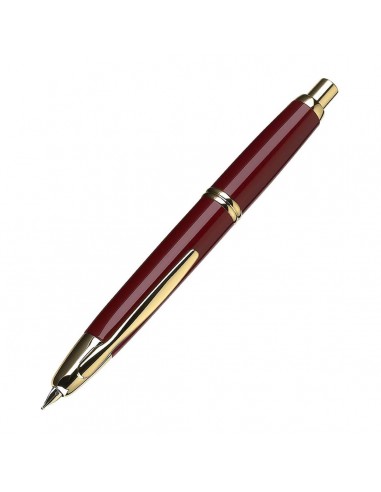 Pilot Fountain Pen - Vanishing Point Retractable Nib, Red/Gold Accents JUSQU'A -70%! 