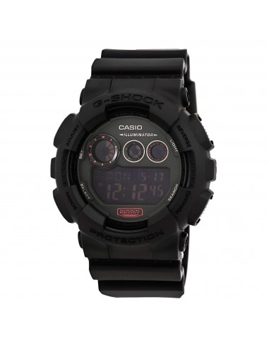 Casio Men's Digital Watch - G-Shock World Time Dive Black Dial Resin Band | GD120MB-1 brillant des détails fins