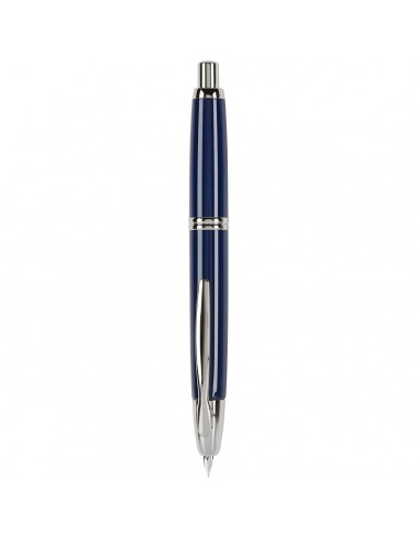 Pilot Fountain Pen - Vanishing Point Retractable Nib, Blue/Rhodium Voir les baskets