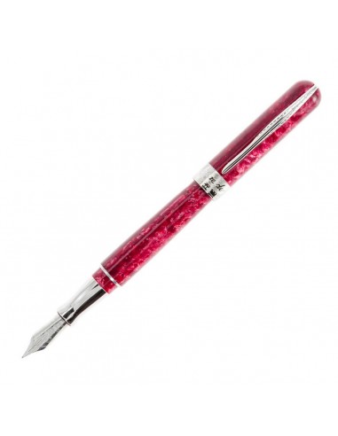 Pineider Avatar Fountain Pen, Steel Nib - Lipstick Red vous aussi creer 