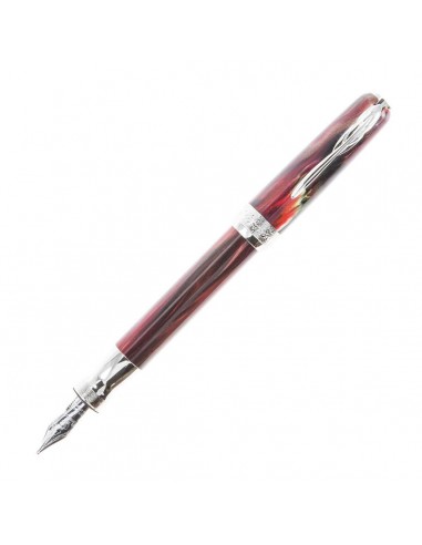 Pineider La Grande Bellezza Gemstones Fountain Pen,  14k Gold Nib - Rodolite Red l'évolution des habitudes 