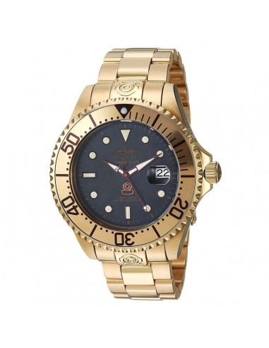 Invicta Men's Automatic Watch - Grand Diver Black Dial Yellow Steel Dive | 24766 s'inspire de l'anatomie humaine