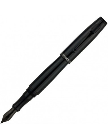 Monteverde Fountain Pen - Invincia Color Fusion Stealth Black Véritable concentré