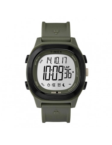 Timex Digital Watch - Men's Ironman Transit Green Strap | TW5M19400JV la colonne vertébrale