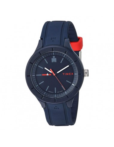 Timex Strap Watch - Men's Ironman Essential Blue Silicone | TW5M17000JV destockage