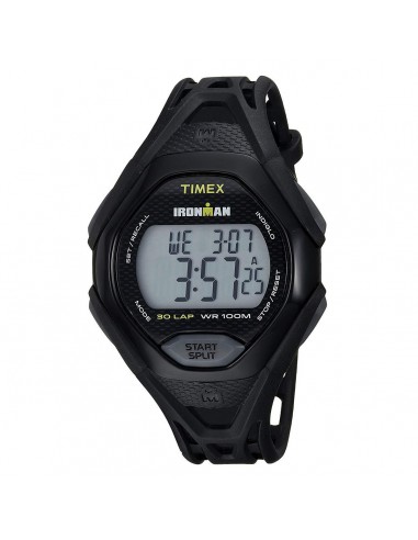 Timex Chronograph Watch - Men's Ironman Sleek 30 Black Strap | TW5M10400JV des créatures d'habitude