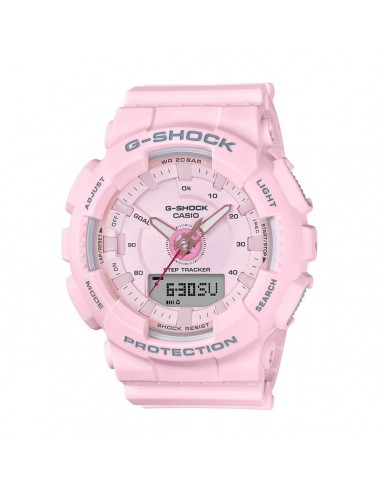 Casio Women's Ana-Digi Watch - G-Shock Pink Dial Step Tracker | GMAS130-4A les ctes