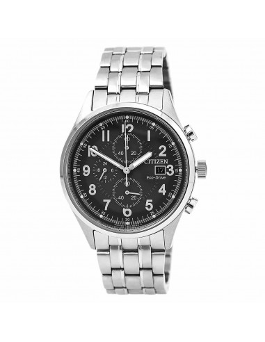 Citizen Men's Chronograph Watch - Chandler Eco-Drive Matte Grey Dial Steel Bracelet du meilleur 