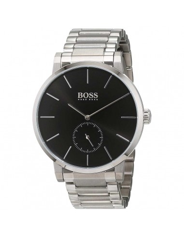 Hugo Boss Men's Bracelet Watch - Essence Black Dial Quartz Stainless Steel | 1513501 ou a consommer sur place