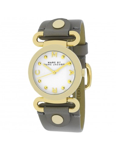 Marc By Marc Jacobs Women's Strap Watch - Molly Quartz White Dial Leather | MBM1303 france