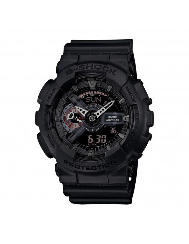 Casio Men's Alarm Watch - G-Shock Dive Resin Strap Ana-Digi Black Dial | GA110MB-1A l'évolution des habitudes 