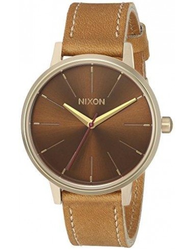 Nixon Women's Strap Watch - Kensington Leather Japanese Quartz Brown Dial | A1082804 acheter en ligne