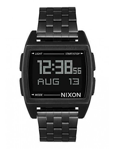 Nixon Men's Bracelet Watch - Base Chronograph Digital Dial Black Steel | A1107001 prix pour 