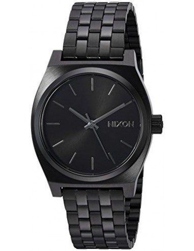 Nixon Women's Bracelet Watch - Medium Time Teller Black Dial Black Steel | A1130001 50% de réduction en Octobre 2024