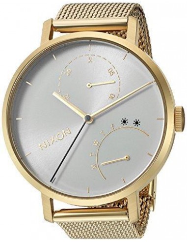 Nixon Women's Bracelet Watch - Clutch Japanese Quartz Gold Tone Steel | A1166504 ou a consommer sur place