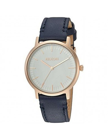 Nixon Men's Strap Watch - Porter 35 Leather Japanese Quartz White Dial | A11992798 prix