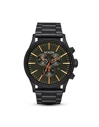 Nixon Men's Bracelet Watch - Sentry Chrono Green & Black Dial | A3861032 Comparez plus de prix