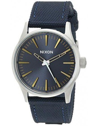 Nixon Men's Strap Watch - Sentry 38 Blue Dial Nylon & Leather | A4262076 prix