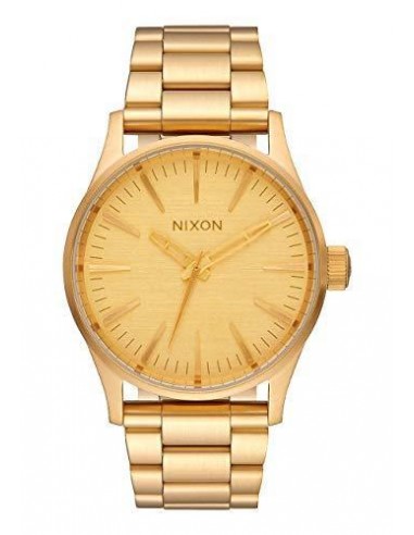 Nixon Men's Bracelet Watch - Sentry 38 SS Yellow Gold Stainless Steel | A450502 une grave pollution 