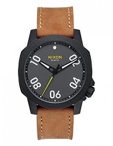 Nixon Men's Strap Watch - Ranger 40 Leather Quartz Black Dial | A4712093 prix pour 