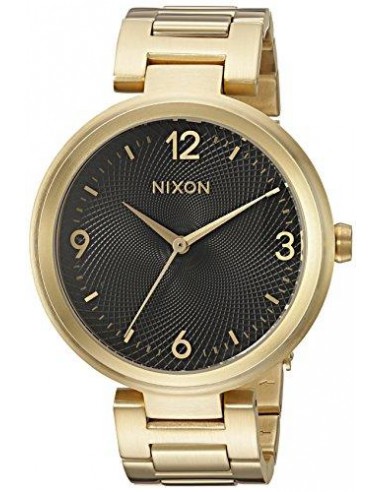 Nixon Women's Bracelet Watch - Women's Chameleon Black Dial Yellow Steel | A991513 Par le système avancé 