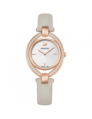 Swarovski Women's Strap Watch - Stella Silver Dial Grey Leather | 5376830 l'achat 