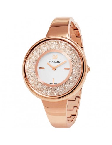 Swarovski Women's Bangle Bracelet Watch - Crystalline Pure White Dial Rose Gold Steel | 5269250 acheter en ligne