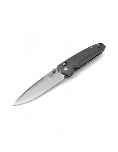 Benchmade Folding Knife - Valet Axis Lock Plain Edge Steel Blade Grey G10 Handle | 485 Amélioration de cerveau avec