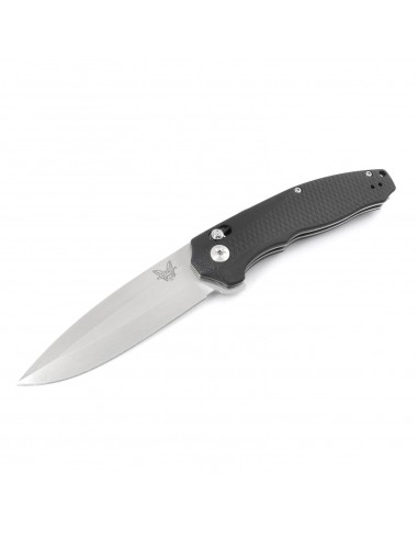 Benchmade Folding Knife - Vector Axis Assisted Plain Edge Blade Black G10 Handle | 495 soldes