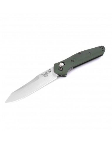 Benchmade Folding Knife - Osborne Axis Lock Reverse Tanto Blade Green Handle | 940 les ctes