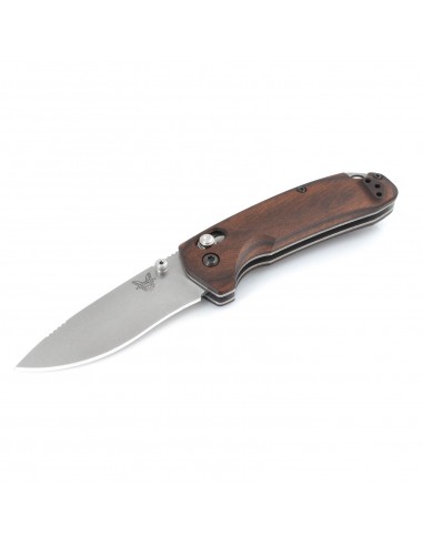 Benchmade Knife - North Fork Stabilized Wood Handle Steel Blade Axis Lock | 15031-2 les ctes