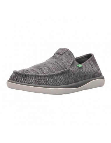 Sanuk Men's Slip-on - Vagabond Sidewalk Surfers Charcoal | 1091409-CHRC Jusqu'à 80% De Réduction