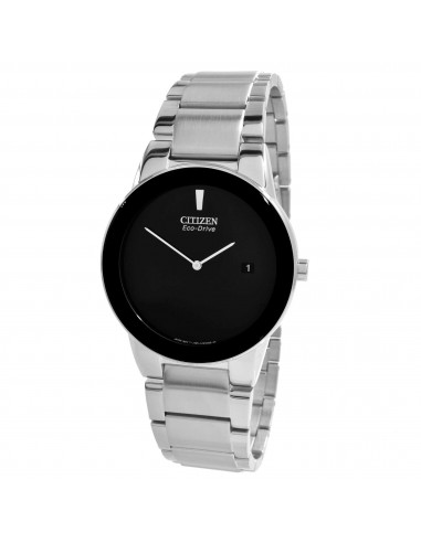 Citizen Men's Stainless Steel Watch - Axiom Eco-Drive Black Dial | AU1060-51E Paris Déstockage Promo