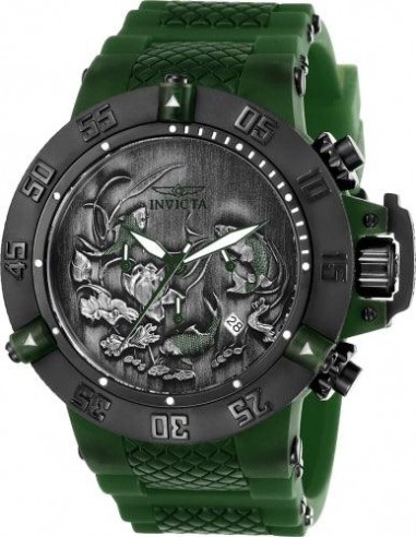 Invicta Men's Strap Watch - Subaqua Noma III Koi Fish Dial Steel & Silicone | 26563 2023