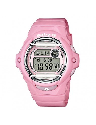 Casio Women's World Time Watch - Baby-G Pink Resin Strap | BG169R-4C français