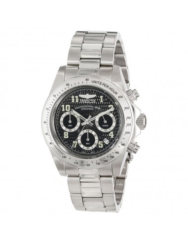 Invicta 17025 Men's Speedway Black Dial Steel Bracelet Chronograph Dive Watch l'évolution des habitudes 