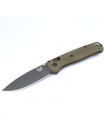 Benchmade Folding Knife - Bugout Steel Blade Ranger-Green Grivory Handle | 535GRY-1 Paris Déstockage Promo