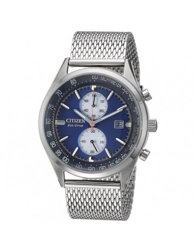 Citizen Men's Chronograph Watch - Chandler Blue & Silver Dial | CA7020-58L Comparez plus de prix