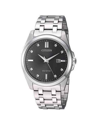 Citizen Men's Diamond Watch - Corso Stainless Steel Steel Bracelet | BM7100-59H pas chere