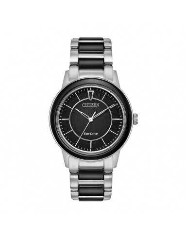 Citizen Women's Eco-Drive Watch - Chandler Steel & Black Ceramic | EM0741-51E france