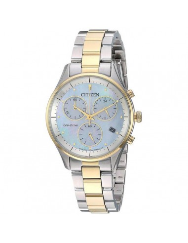 Citizen Women's Chronograph Watch - Chandler MOP Dial Steel Bracelet | FB1444-56D de l' environnement